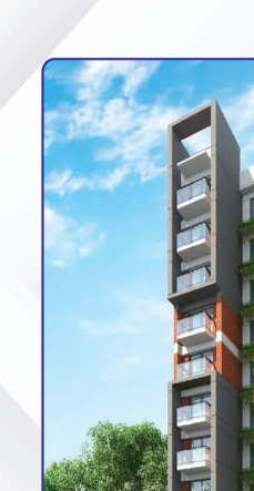 3D render of the MT Construction project at Block L, Road 6, Plot 27 — MT Office, Aftabnagar