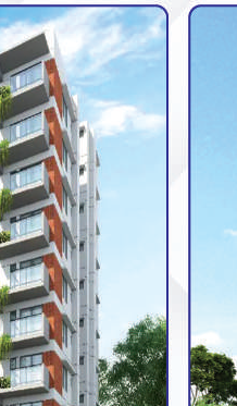 3D render of the MT Construction project at Block C, Road 3, Plot 13, Aftabnagar