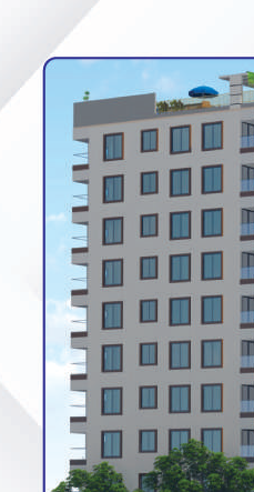3D render of the MT Construction project at Block M, Road 5, House 32, Sec 2, Aftabnagar